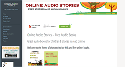 Desktop Screenshot of onlineaudiostories.com
